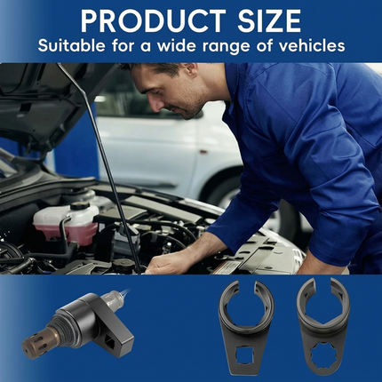 O2 Sensor Socket Set, 5 Piece Oxygen Sensor Socket Set with Thread Chaser – image 6