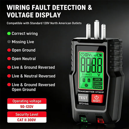 Circuit Breaker Finder Tester Kit, GFCI Outlet Tester with Non Contact Voltage Tester – image 6