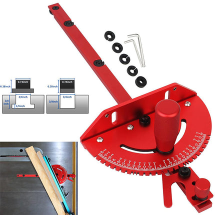 Table Saw Miter Gauge with Aluminum Fence and Flip Stop, Power Tool Accessories – image 6