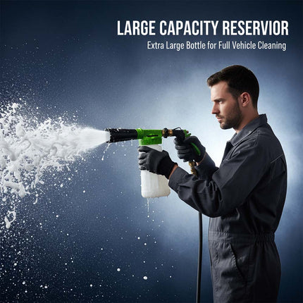 Foam Cannon for Hose with Adjustable Ratio Dial, Car Wash Foam Gun – image 7