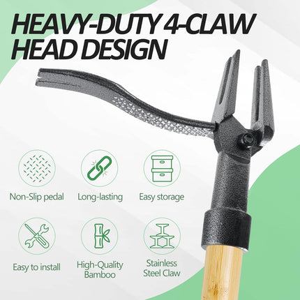 Weed Puller Tool, Stand Up Weed Puller with Long Handle – image 8
