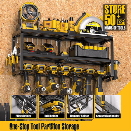 Power Tool Organizer Wall Mount, Garage Tool Organizer with 3 Shelves – image 8
