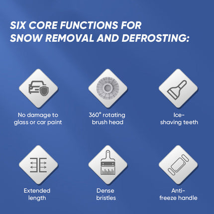 Vehicle Snow Brush with Ice Scraper 2 in 1, Car Ice Scraper for Windshield – image 7
