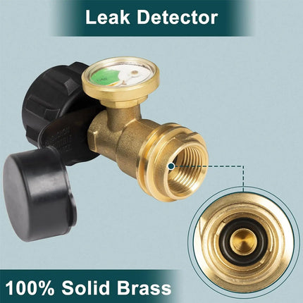 Propane Tank Gauge, Universal Propane Cylinder Gauge Level Indicator for 5 to 40 lb Tanks – image 10
