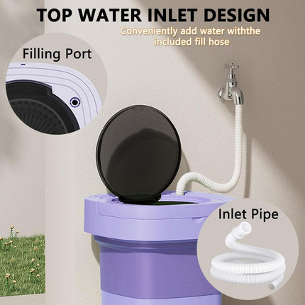 Portable Washing Machine, Foldable Mini Washing Machine for Baby Clothes – image 4