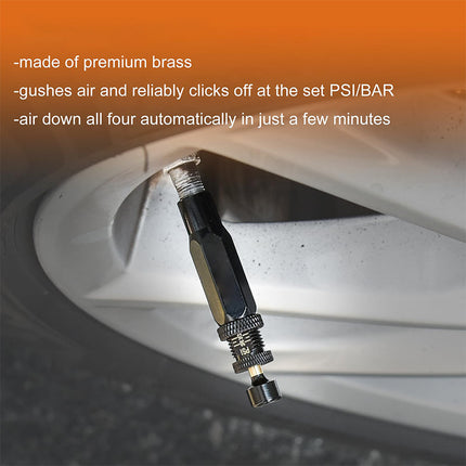 Adjustable Tire Deflator Kit 10-30 PSI with Storage Bag – image 7