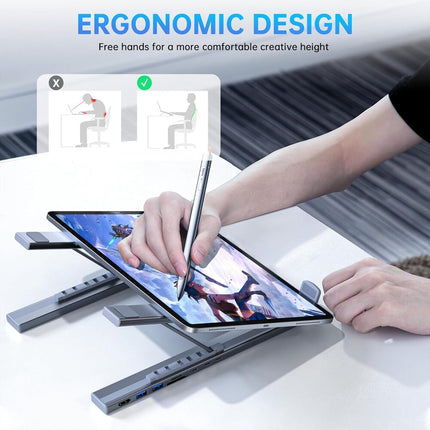 Laptop Docking Station, USB C Docking Station 8 in 1 with 4K HDMI – image 6