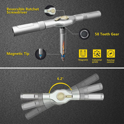 Ratchet Screwdriver Set, Hand Tools for Home Repair – image 17
