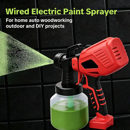 Electric Paint Sprayers, Handheld Spray Paint Gun with 4 Nozzles – image 8