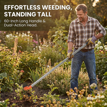Garden Hoe with Long Handle, Weeding Tool – image 11