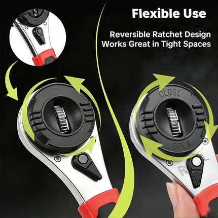 Self Adjusting Ratchet Wrench with Reversible Selector – image 6