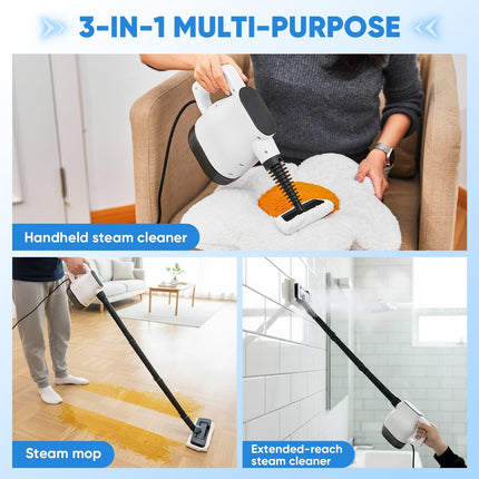 Steam Cleaner for Home, Hard Floor Cleaner for Kitchen and Bathroom – image 7