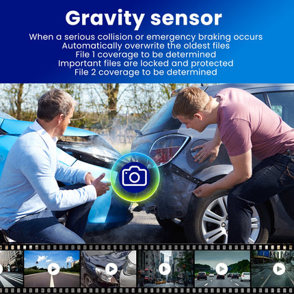 Dash Cam Front and Rear, Car Camera with Parking Monitor – image 7
