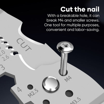 Wire Stripper Tool 13 in 1, Wire Cutter and Crimping Tool with Live Wire Tester – image 4