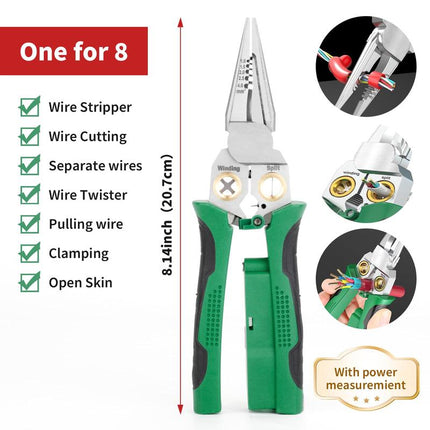 Wire Strippers 8-in-1 with Voltage Tester – image 6