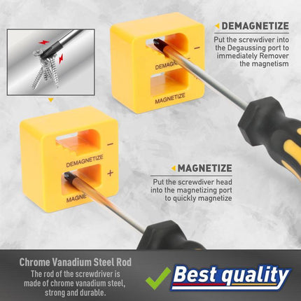 Magnetic Screwdriver Set with Case, 43 Piece Precision Screwdriver Set – image 5