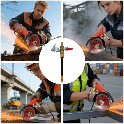 Angle Grinder Attachment for Dust Control – image 9