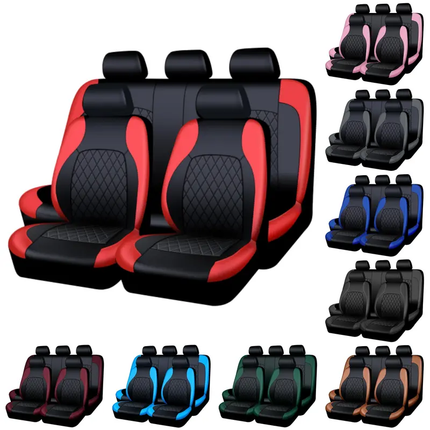 Car Seat Covers Full Set, Waterproof PU Leather Car Seat Covers – image 6