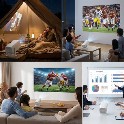 Portable Projector with WiFi 6 and Bluetooth, Smart Mini Projector with Auto Keystone – image 6