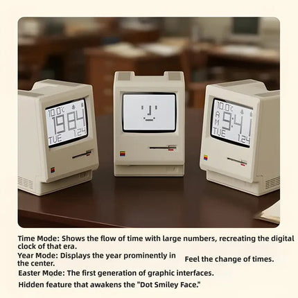 Retro Digital Alarm Clock, Novelty Clock for Bedroom and Office – image 9