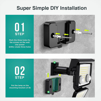 Motion Sensor Flood Lights with Adjustable Heads – image 9