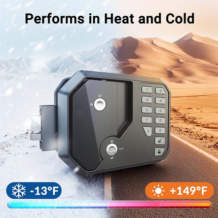 Keypad Door Lock for RV and Camper, Keyless RV Door Lock with Remote Control and Key