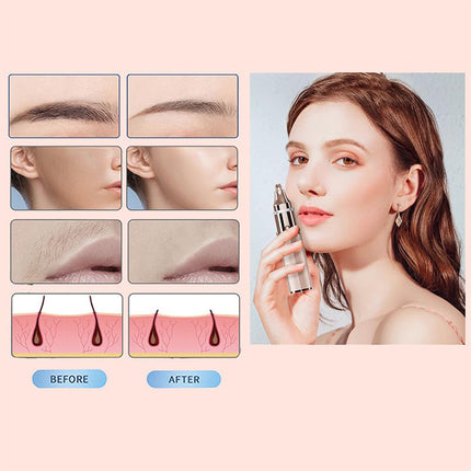 Facial Hair Remover Trimmer, Electric Eyebrow Trimmer – image 11