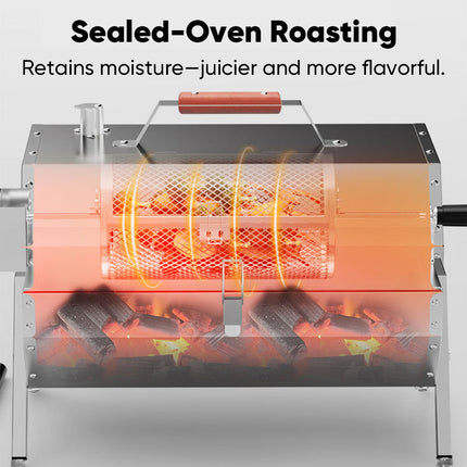 Portable Electric BBQ Grill with Rotisserie, Tabletop Electric Grill – image 5