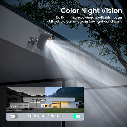 Wireless Security Camera 1080P, Home Security Camera with Color Night Vision and Two Way Talk – image 8