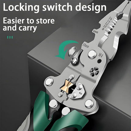 Electrician Pliers 20 in 1, Foldable Multitool Pliers with Wire Stripper