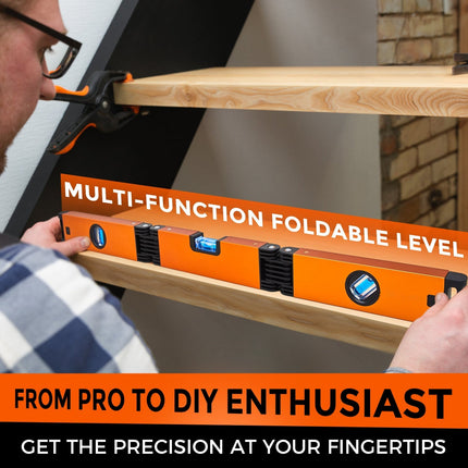 Foldable Magnetic Level, Angle Measuring Tool for Woodworking – image 6