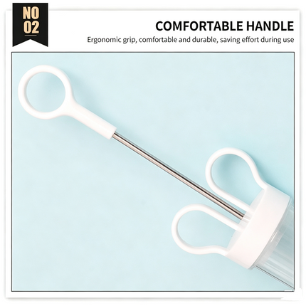 Cake Decorating Piping Gun Kit with 6 Tips, Stainless Steel Icing Gun