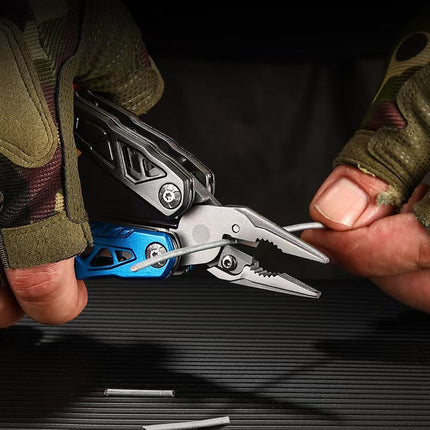 Multi Tool Axe Hammer with Pliers and Screwdrivers, Survival Gear for Hiking and Fishing