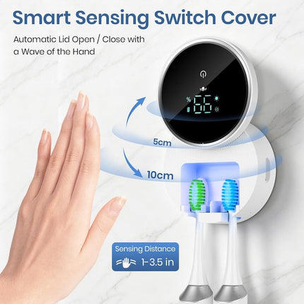Wall Mounted Toothbrush Holder, Bathroom Organizer – image 9