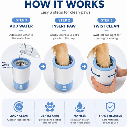Dog Paw Cleaner Automatic, Dog Foot Cleaner Cup – image 14