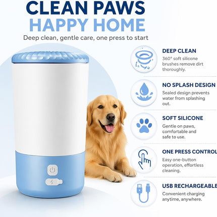 Dog Paw Cleaner Automatic, Pet Grooming Tool – image 15