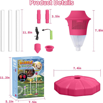 Bubble Machine for Kids, Outdoor Toys for Girls and Boys