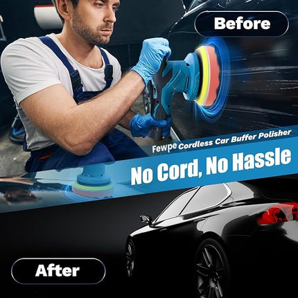 Cordless Car Polisher, Foam Polishing Pads
