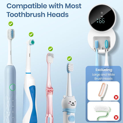 Wall Mounted Toothbrush Holder, Toothbrush Cleaner – image 5