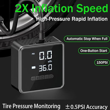 Portable Air Compressor for Car, Car Tire Pump – image 8