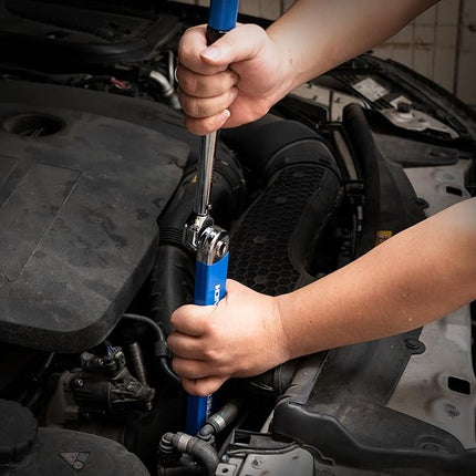 Offset Extension Wrench 15 Inch, Wrench Extender with 3 Socket Adapters – image 11