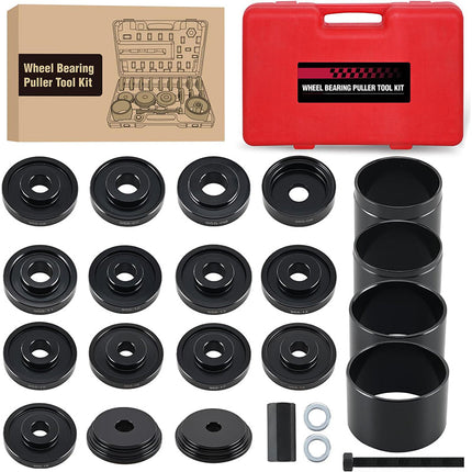 Wheel Bearing Removal Tool Set with Case, Bearing Press Kit for Cars – image 7