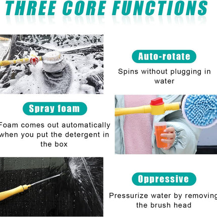 Car Wash Brush with Long Handle – image 8