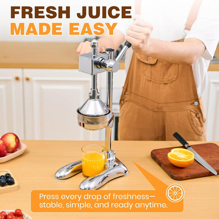 Juice Press Manual Citrus Juicer, Lemon Squeezer for Countertop – image 7