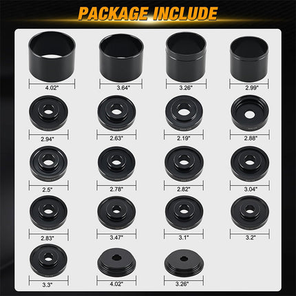 Wheel Bearing Press Tool Kit, Bearing Press Kit for Cars – image 5