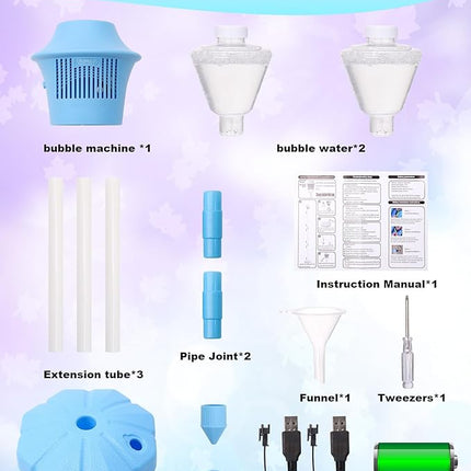 Bubble Machine for Kids, Outdoor Toys for Girls and Boys – image 4