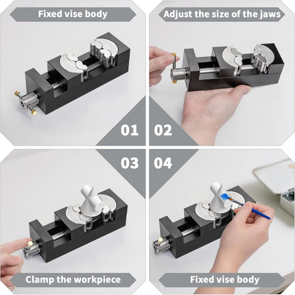 Bench Vise Self Adjusting, Clamping Tool for Jewelry – image 7
