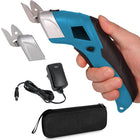 Cordless Power Scissors, Electric Box Cutter for Cardboard and Carpet, Rechargeable Electric Scissors for Leather