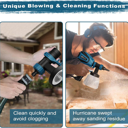 Spray Paint Gun with 3 adjustable spray patterns