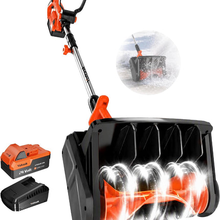 Electric Snow Shovel with Battery and Quick Charger, Cordless Snow Shovel 13 Inch – image 8